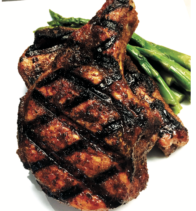 Beer-Brined Grilled Pork Chop