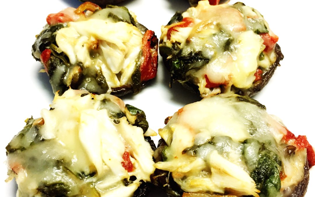 Crab Stuffed Portobello Mushrooms