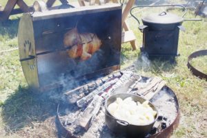 Plough to Plate cooking setup