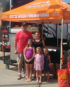 Dobosenski Family By Their Trailer