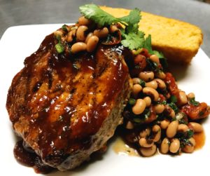 bourbon Glazed Pork Chop