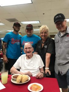 Mr. Walker and Spices Crew. 100 year old WWII vet