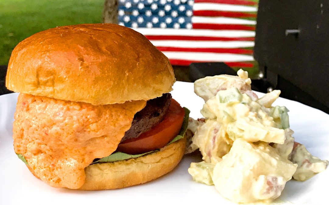 Smoked Pimento Cheese Burger