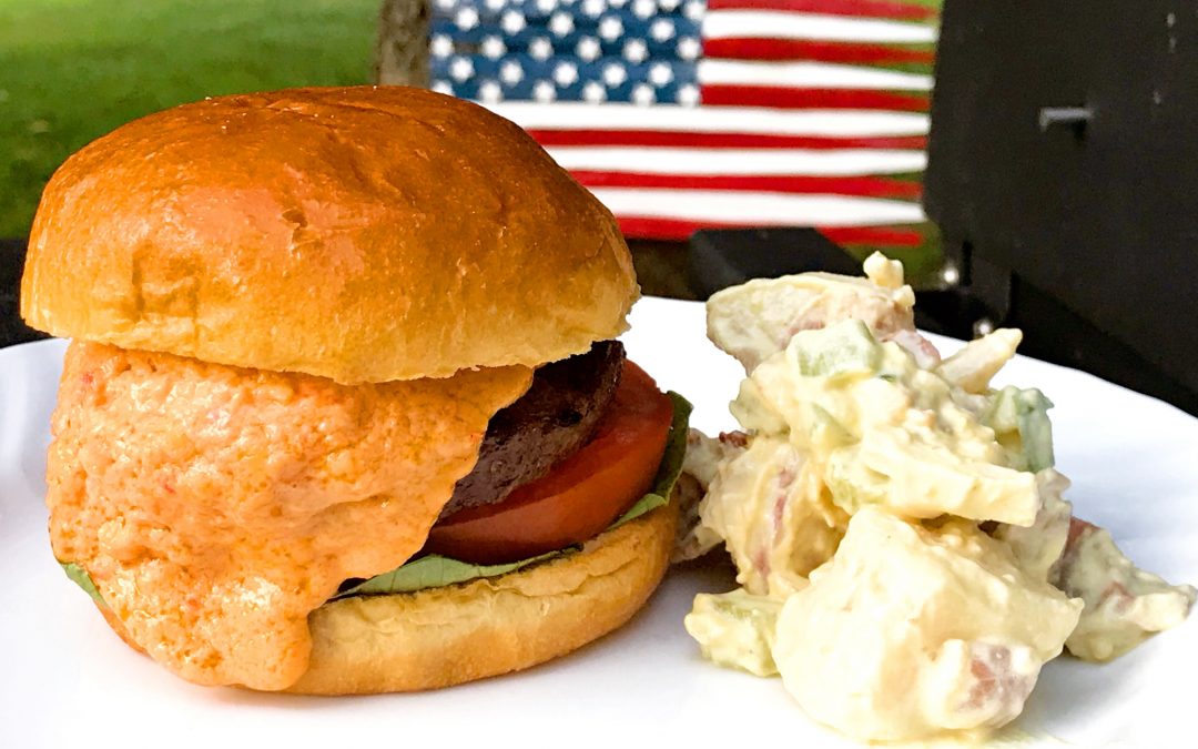 Smoked Pimento Cheese Burger