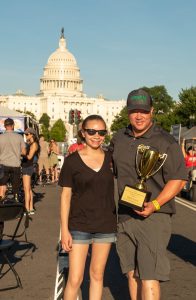 Daren Proctor and daughter