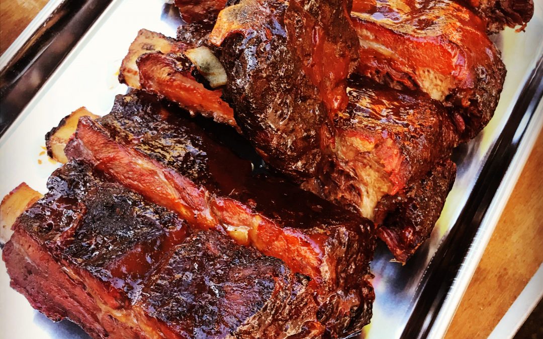 Smoked Beef Back Ribs with Bold Texas BBQ Sauce