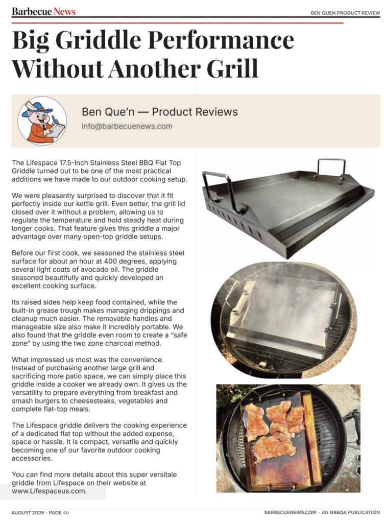Lifespace portable griddle review